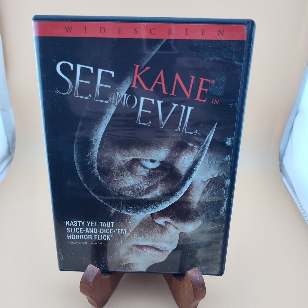 Kane in See No Evil horror movie DVD 2006 widescreen
